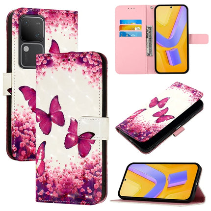 3D Painting Horizontal Flip Leather Phone Case, For vivo Y100 5G IDN / Y200e 5G Global, For vivo V30 5G Global / V30 Pro 5G Global, For vivo V29e / Y200 / V30 Lite 5G Global