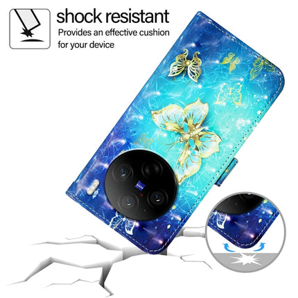 3D Painting Horizontal Flip Leather Phone Case, For vivo X100s, For vivo Y38, For vivo V30e Global