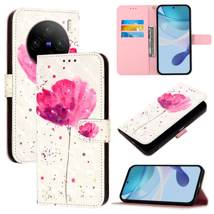 3D Painting Horizontal Flip Leather Phone Case, For vivo X100s, For vivo Y38, For vivo V30e Global