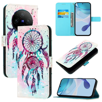 3D Painting Horizontal Flip Leather Phone Case, For vivo X100s, For vivo Y38, For vivo V30e Global