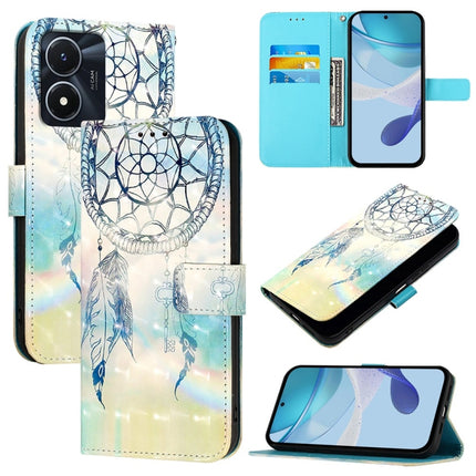 3D Painting Horizontal Flip Leather Phone Case, For vivo V27 Global / V27 Pro Global, For vivo V27e 4G Global / T2 4G Global, For vivo Y02s / Y16 / Y35 5G
