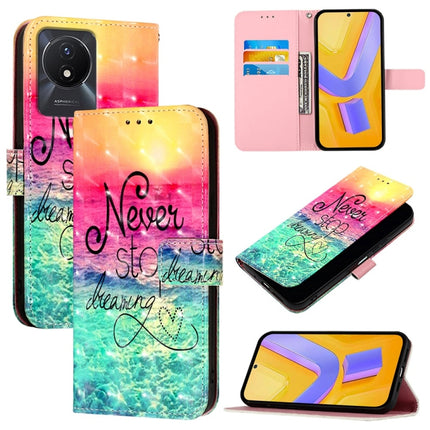 3D Painting Horizontal Flip Leather Phone Case, For vivo V29 5G Global / V29 Pro, For vivo Y17s 4G Global / 5G India, For vivo Y02 / Y02A / Y02t / Y11 2023