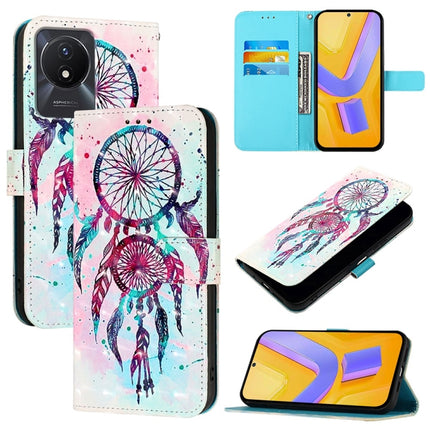 3D Painting Horizontal Flip Leather Phone Case, For vivo V29 5G Global / V29 Pro, For vivo Y17s 4G Global / 5G India, For vivo Y02 / Y02A / Y02t / Y11 2023