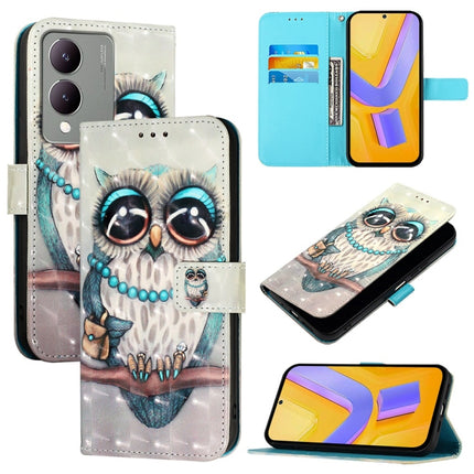 3D Painting Horizontal Flip Leather Phone Case, For vivo V29 5G Global / V29 Pro, For vivo Y17s 4G Global / 5G India, For vivo Y02 / Y02A / Y02t / Y11 2023