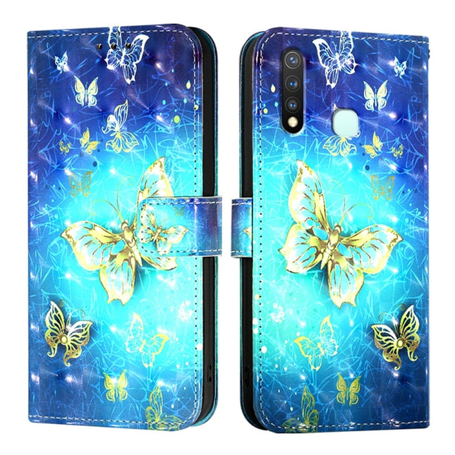3D Painting Horizontal Flip Leather Phone Case, For vivo Y19 / U3 / Y5s / Z5i / U20, For vivo Y17 / Y15 / Y12 / Y11, For vivo Y27 4G Global