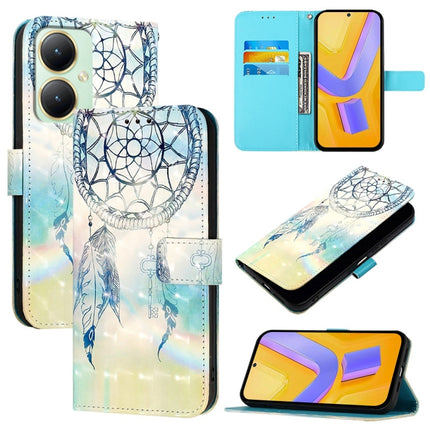 3D Painting Horizontal Flip Leather Phone Case, For vivo Y19 / U3 / Y5s / Z5i / U20, For vivo Y17 / Y15 / Y12 / Y11, For vivo Y27 4G Global