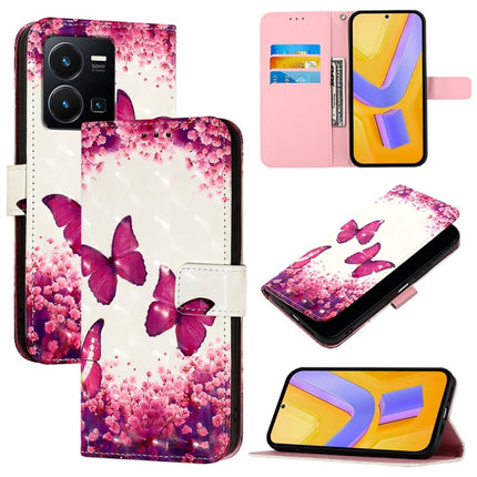 3D Painting Horizontal Flip Leather Phone Case, For vivo Y72 5G / iQOO Z3 5G / Y52 5G, For vivo Y35 4G / Y22 / Y22s / Y77 Global, For vivo Y55 5G Global / Y55s 5G 2023
