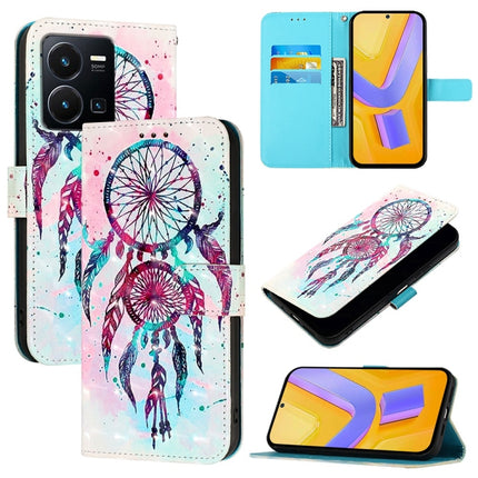 3D Painting Horizontal Flip Leather Phone Case, For vivo Y72 5G / iQOO Z3 5G / Y52 5G, For vivo Y35 4G / Y22 / Y22s / Y77 Global, For vivo Y55 5G Global / Y55s 5G 2023
