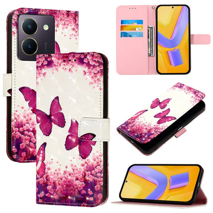 3D Painting Horizontal Flip Leather Phone Case, For vivo X100 Pro, For vivo X100, For vivo Y36 4G / 5G Global / Y36 4G India