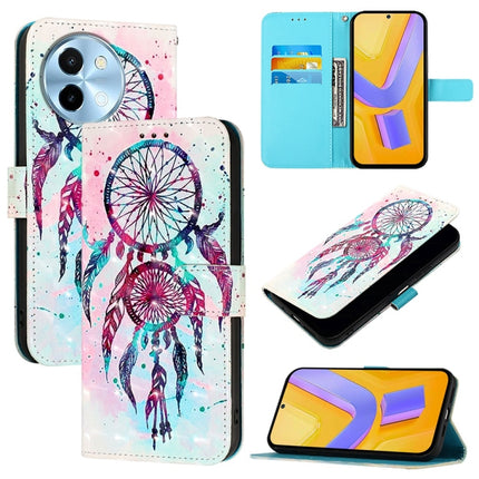 3D Painting Horizontal Flip Leather Phone Case, For vivo X100s, For vivo Y38, For vivo V30e Global