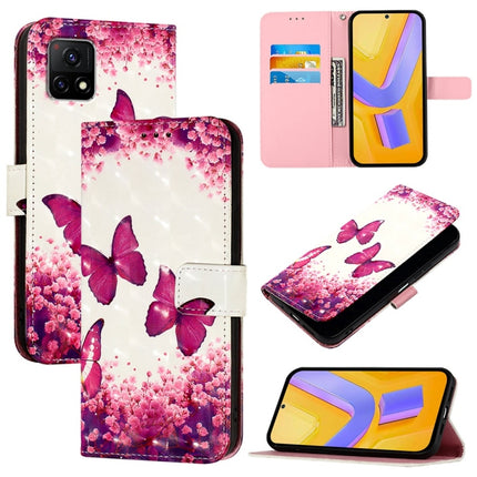3D Painting Horizontal Flip Leather Phone Case, For vivo Y76 5G, For vivo Y51 2020 India / Y51a 2021 / Y53s 4G, For vivo Y52s / iQOO U3 / Y31s 5G