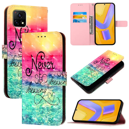3D Painting Horizontal Flip Leather Phone Case, For vivo Y76 5G, For vivo Y51 2020 India / Y51a 2021 / Y53s 4G, For vivo Y52s / iQOO U3 / Y31s 5G