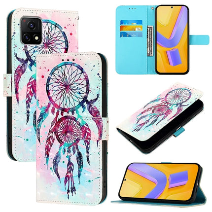 3D Painting Horizontal Flip Leather Phone Case, For vivo Y76 5G, For vivo Y51 2020 India / Y51a 2021 / Y53s 4G, For vivo Y52s / iQOO U3 / Y31s 5G