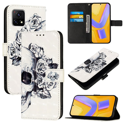 3D Painting Horizontal Flip Leather Phone Case, For vivo Y76 5G, For vivo Y51 2020 India / Y51a 2021 / Y53s 4G, For vivo Y52s / iQOO U3 / Y31s 5G
