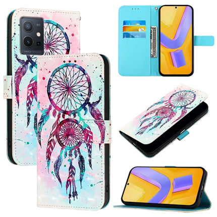 3D Painting Horizontal Flip Leather Phone Case, For vivo Y72 5G / iQOO Z3 5G / Y52 5G, For vivo Y35 4G / Y22 / Y22s / Y77 Global, For vivo Y55 5G Global / Y55s 5G 2023