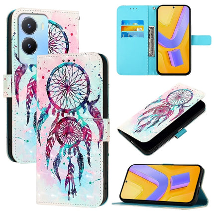 3D Painting Horizontal Flip Leather Phone Case, For vivo Y78 Global / Y78+ Global / V29 Lite, For vivo Y56 / Y16 / Y02s Global, For vivo Y100 5G Global