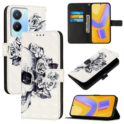 3D Painting Horizontal Flip Leather Phone Case, For vivo Y78 Global / Y78+ Global / V29 Lite, For vivo Y56 / Y16 / Y02s Global, For vivo Y100 5G Global