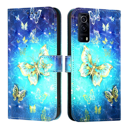 3D Painting Horizontal Flip Leather Phone Case, For vivo Y72 5G / iQOO Z3 5G / Y52 5G, For vivo Y35 4G / Y22 / Y22s / Y77 Global, For vivo Y55 5G Global / Y55s 5G 2023
