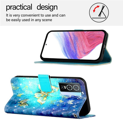 3D Painting Horizontal Flip Leather Phone Case, For vivo Y76 5G, For vivo Y51 2020 India / Y51a 2021 / Y53s 4G, For vivo Y52s / iQOO U3 / Y31s 5G