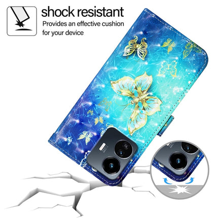 3D Painting Horizontal Flip Leather Phone Case, For vivo Y77 5G Global, For vivo S10e 5G / V23e 4G / 5G / Y75 4G, For vivo Y33s 4G Global / Y21 / Y21s / Y21t