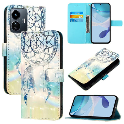 3D Painting Horizontal Flip Leather Phone Case, For vivo Y77 5G Global, For vivo S10e 5G / V23e 4G / 5G / Y75 4G, For vivo Y33s 4G Global / Y21 / Y21s / Y21t