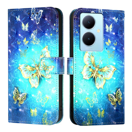 3D Painting Horizontal Flip Leather Phone Case, For vivo Y78 Global / Y78+ Global / V29 Lite, For vivo Y56 / Y16 / Y02s Global, For vivo Y100 5G Global