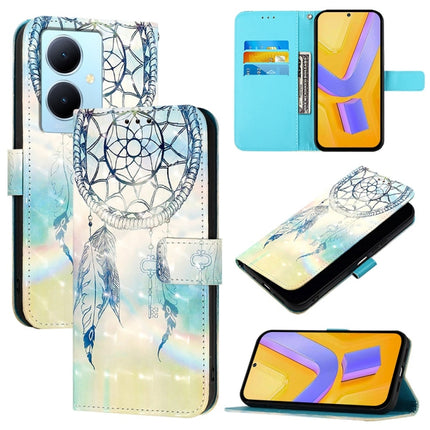 3D Painting Horizontal Flip Leather Phone Case, For vivo Y78 Global / Y78+ Global / V29 Lite, For vivo Y56 / Y16 / Y02s Global, For vivo Y100 5G Global