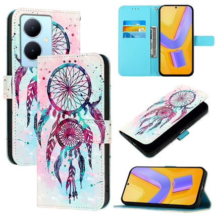 3D Painting Horizontal Flip Leather Phone Case, For vivo Y78 Global / Y78+ Global / V29 Lite, For vivo Y56 / Y16 / Y02s Global, For vivo Y100 5G Global