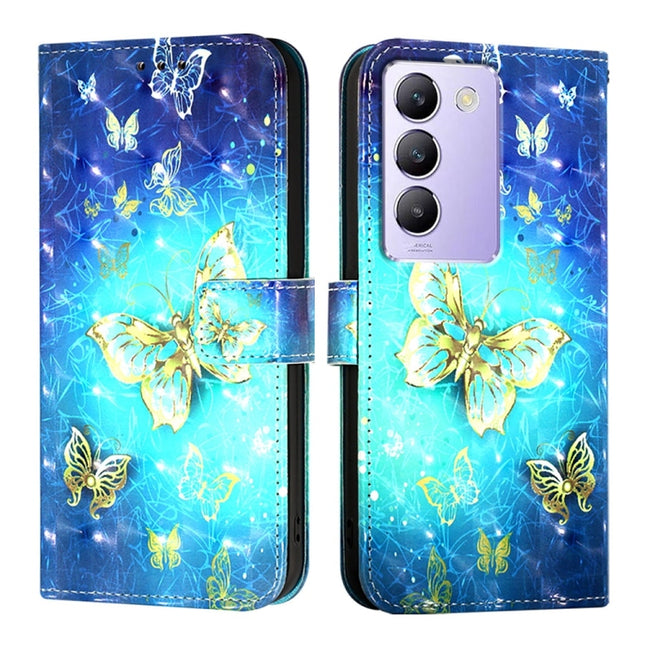 3D Painting Horizontal Flip Leather Phone Case, For vivo Y100 5G IDN / Y200e 5G Global, For vivo V30 5G Global / V30 Pro 5G Global, For vivo V29e / Y200 / V30 Lite 5G Global