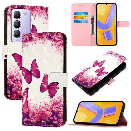 3D Painting Horizontal Flip Leather Phone Case, For vivo Y100 5G IDN / Y200e 5G Global, For vivo V30 5G Global / V30 Pro 5G Global, For vivo V29e / Y200 / V30 Lite 5G Global