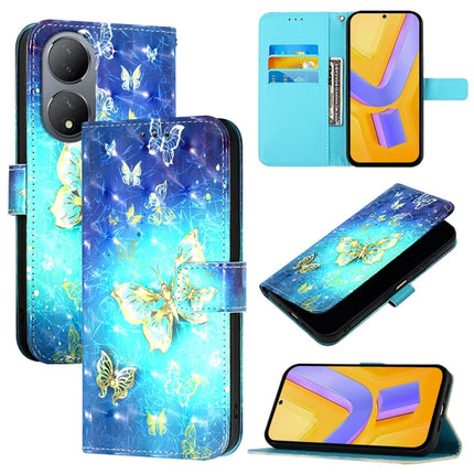 3D Painting Horizontal Flip Leather Phone Case, For vivo Y78 Global / Y78+ Global / V29 Lite, For vivo Y56 / Y16 / Y02s Global, For vivo Y100 5G Global