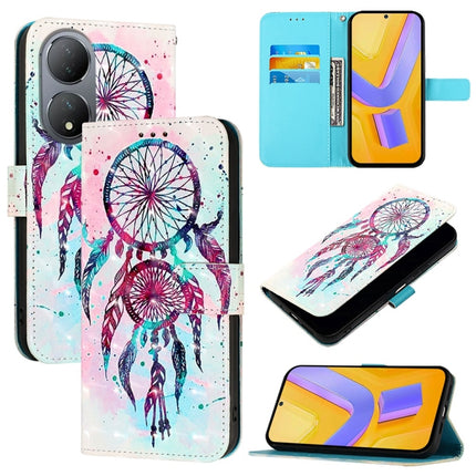 3D Painting Horizontal Flip Leather Phone Case, For vivo Y78 Global / Y78+ Global / V29 Lite, For vivo Y56 / Y16 / Y02s Global, For vivo Y100 5G Global