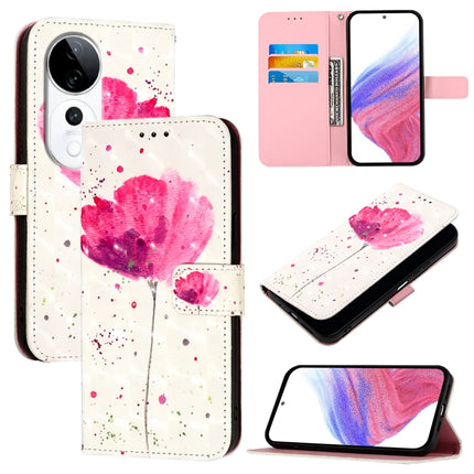 3D Painting Horizontal Flip Leather Phone Case, For vivo S19 Pro, For vivo S19, For vivo Y28 4G