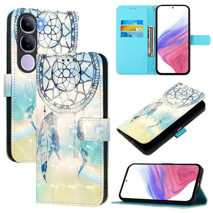 3D Painting Horizontal Flip Leather Phone Case, For vivo S20, For vivo S20 Pro, For vivo V40 Lite 5G IDN