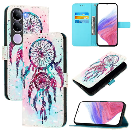 3D Painting Horizontal Flip Leather Phone Case, For vivo S20, For vivo S20 Pro, For vivo V40 Lite 5G IDN