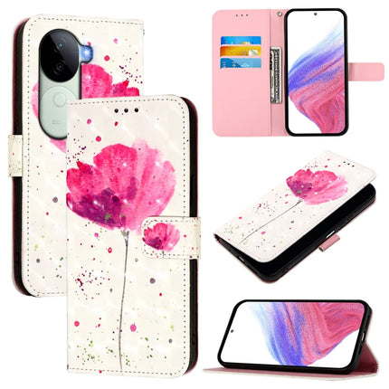 3D Painting Horizontal Flip Leather Phone Case, For vivo V40e 5G India, For vivo Y300 Pro, For vivo iQOO Z9s Pro 5G India