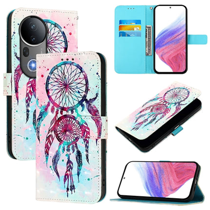 3D Painting Horizontal Flip Leather Phone Case, For vivo S20, For vivo S20 Pro, For vivo V40 Lite 5G IDN