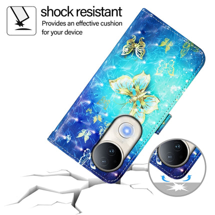 3D Painting Horizontal Flip Leather Phone Case, For vivo S20, For vivo S20 Pro, For vivo V40 Lite 5G IDN