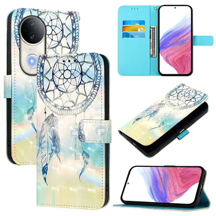 3D Painting Horizontal Flip Leather Phone Case, For vivo S20, For vivo S20 Pro, For vivo V40 Lite 5G IDN