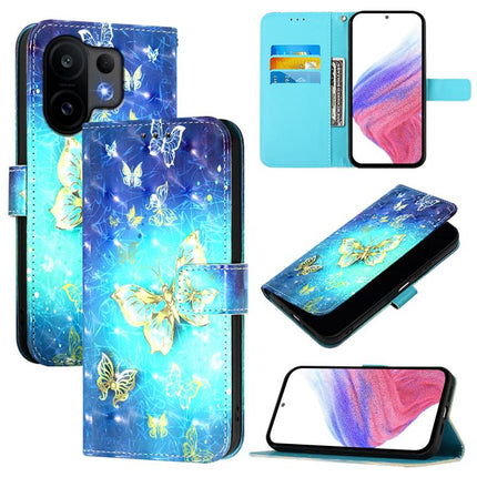 3D Painting Horizontal Flip Leather Phone Case, For vivo X300, For vivo S30 Pro mini, For vivo S30