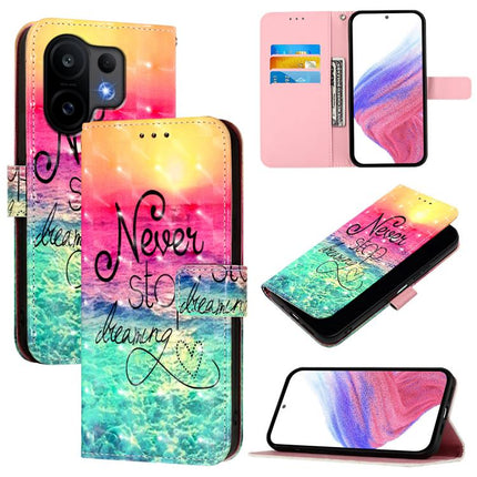 3D Painting Horizontal Flip Leather Phone Case, For vivo X300, For vivo S30 Pro mini, For vivo S30