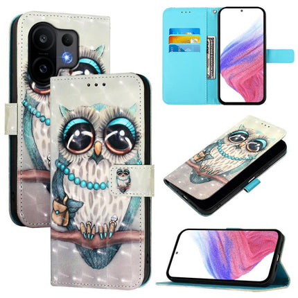 3D Painting Horizontal Flip Leather Phone Case, For vivo X300, For vivo S30 Pro mini, For vivo S30
