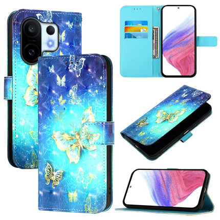 3D Painting Horizontal Flip Leather Phone Case, For vivo X300, For vivo S30 Pro mini, For vivo S30
