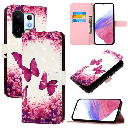 3D Painting Horizontal Flip Leather Phone Case, For vivo X300, For vivo S30 Pro mini, For vivo S30
