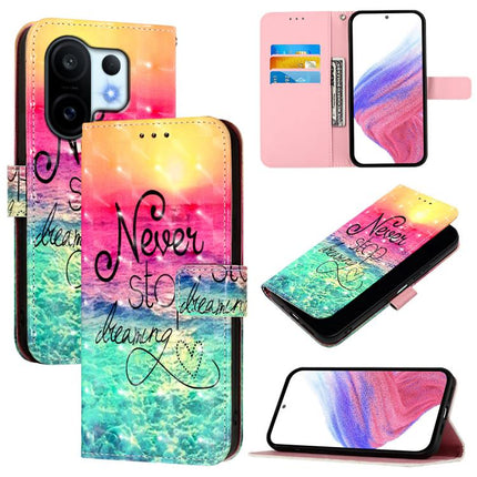 3D Painting Horizontal Flip Leather Phone Case, For vivo X300, For vivo S30 Pro mini, For vivo S30