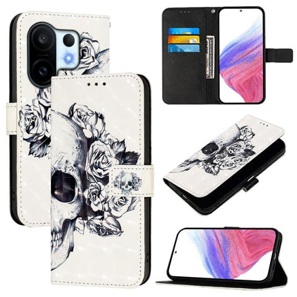 3D Painting Horizontal Flip Leather Phone Case, For vivo X300, For vivo S30 Pro mini, For vivo S30