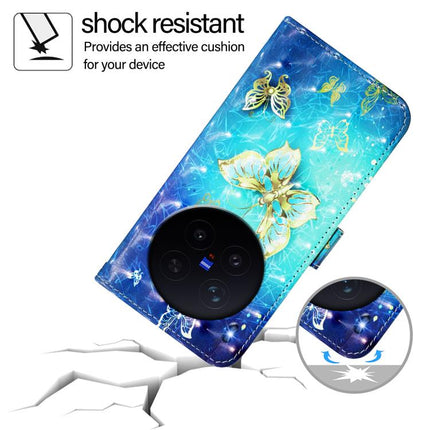 3D Painting Horizontal Flip Leather Phone Case, For vivo X300, For vivo S30 Pro mini, For vivo S30