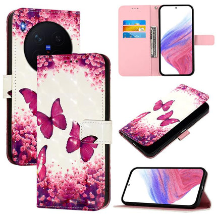 3D Painting Horizontal Flip Leather Phone Case, For vivo V70 FE 5G, For vivo X300 Ultra 5G, For vivo X300 Pro