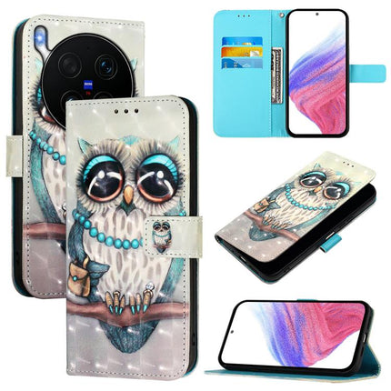 3D Painting Horizontal Flip Leather Phone Case, For vivo V70 FE 5G, For vivo X300 Ultra 5G, For vivo X300 Pro
