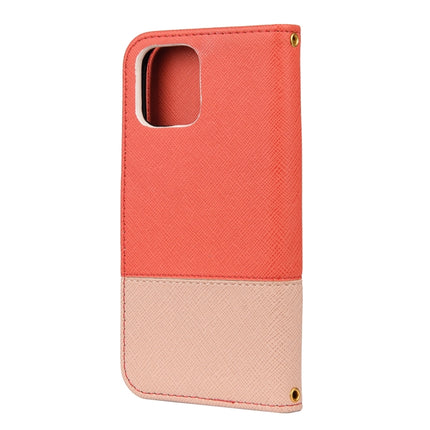 Splicing Color Horizontal Flip Leather Case with Holder & Photo Frame & Card Slots & Wallet, For iPhone 12 mini, For iPhone 12 / 12 Pro